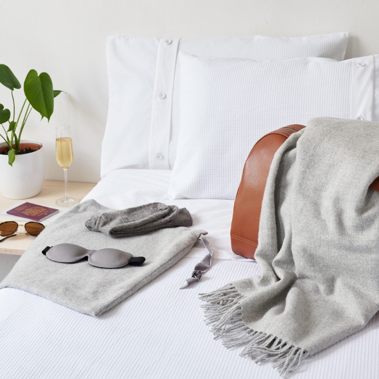 The Softly Luxury Alpaca Travel Set