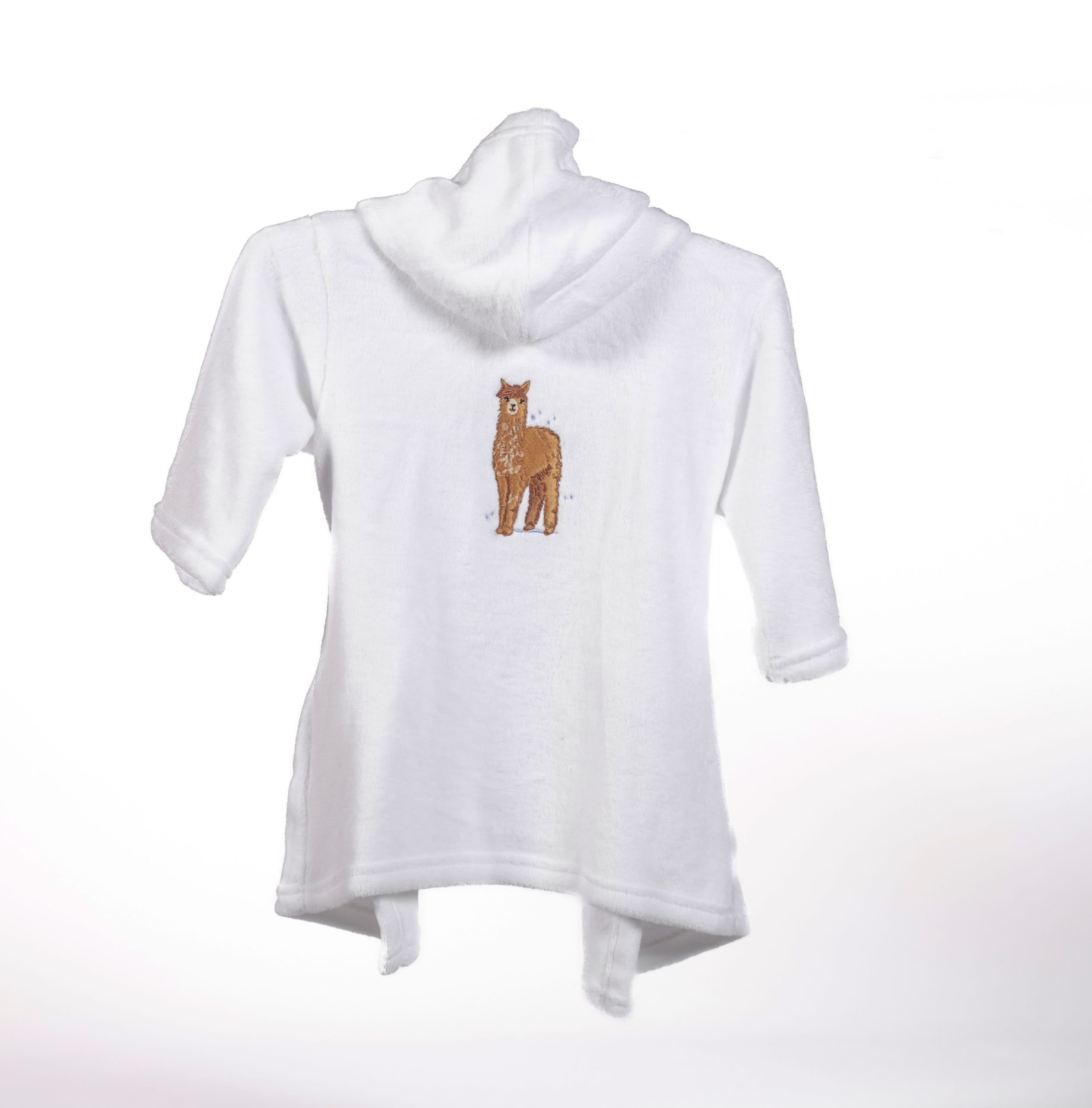 Softly Alpaca Hooded Dressing Gown